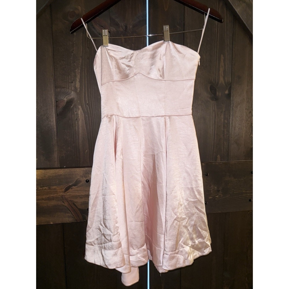 Altar'd State NEW Isla Strapless Mini Dress XS‎ Tiny Snag On Front